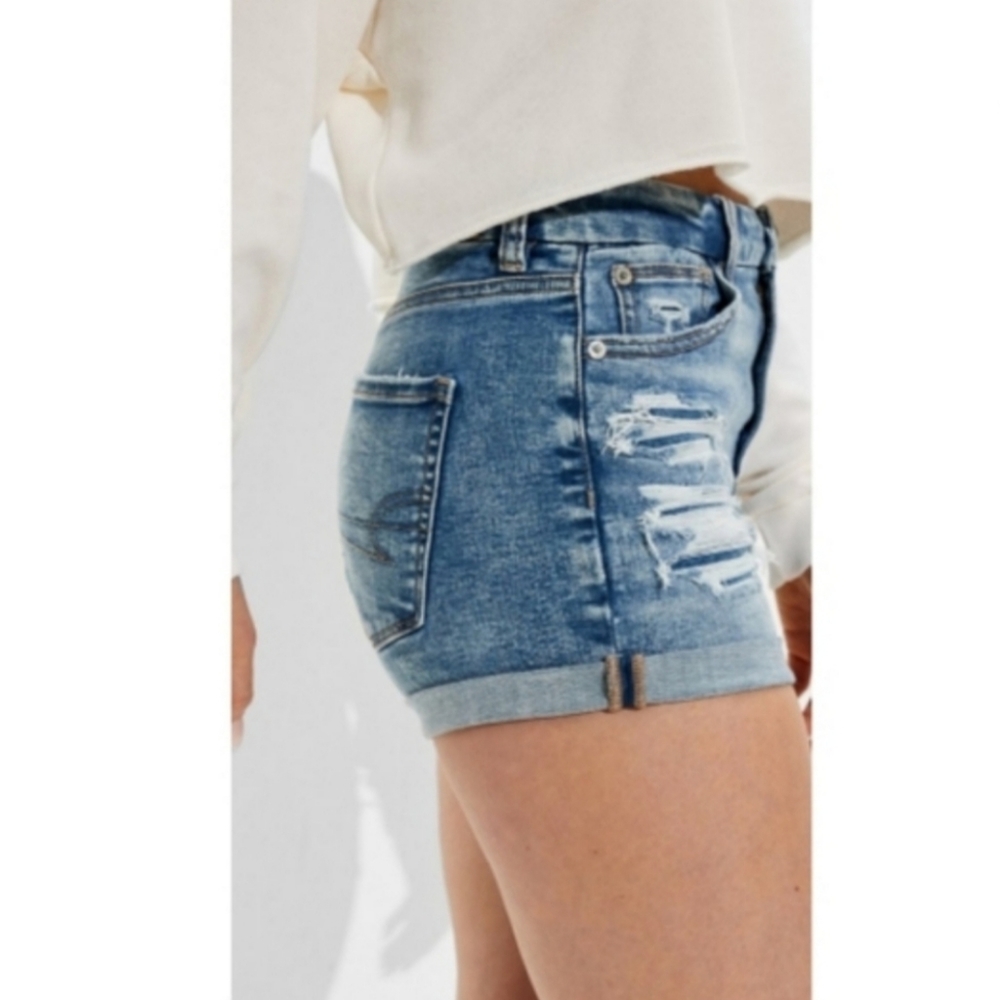 American Eagle Hi-Rise Shorttie Ne(x)t Level Stretch Size 6 - Picture 3 of 14